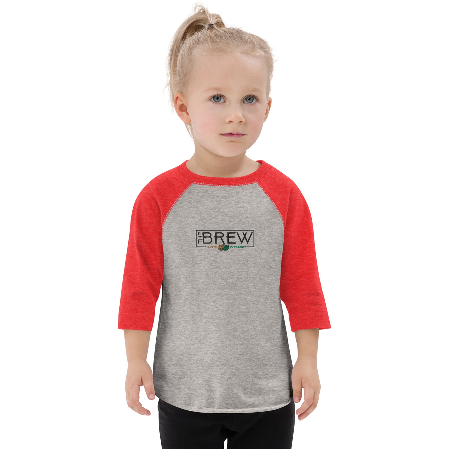 Toddler Embroidered 3/4 Sleeve