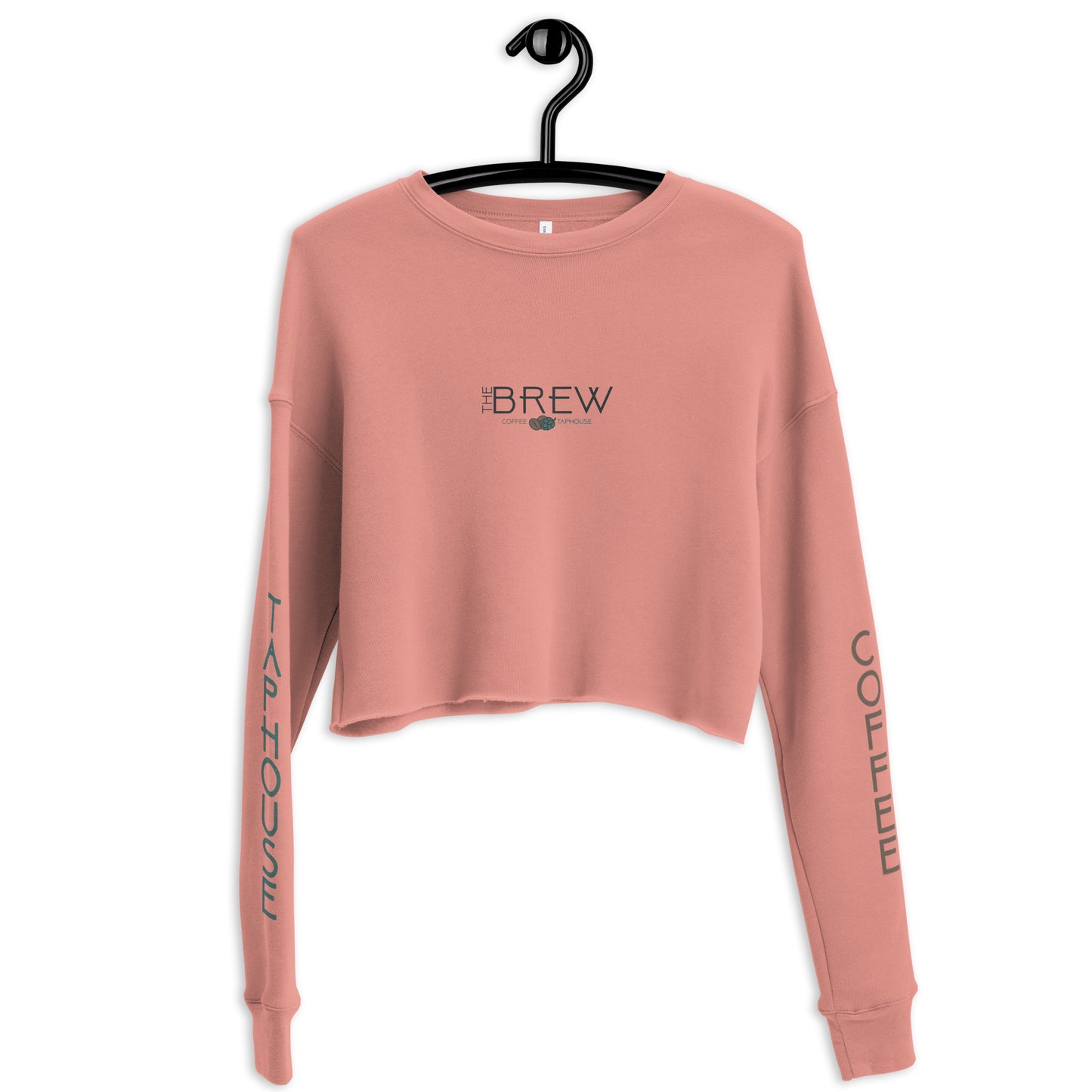 Embroidered Crop Sweatshirt